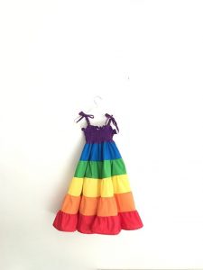 Regenbogenkleid Mädchen Regenbogen Twirl Partykleid  Etsy