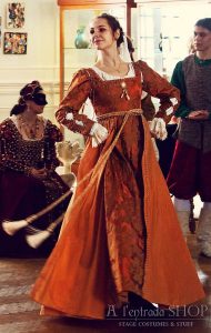 Renaissance Kleid 1500 Italienische Mode Ende Des 15