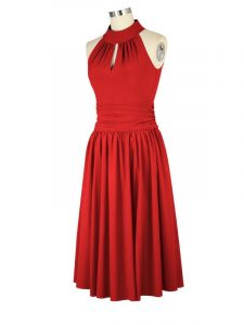Retro Neckholder Kleid Rot 6990 €  Rockabilly Clothing