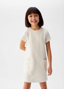 Robe Maille Poches - Fille | Mango Kids France In 2020