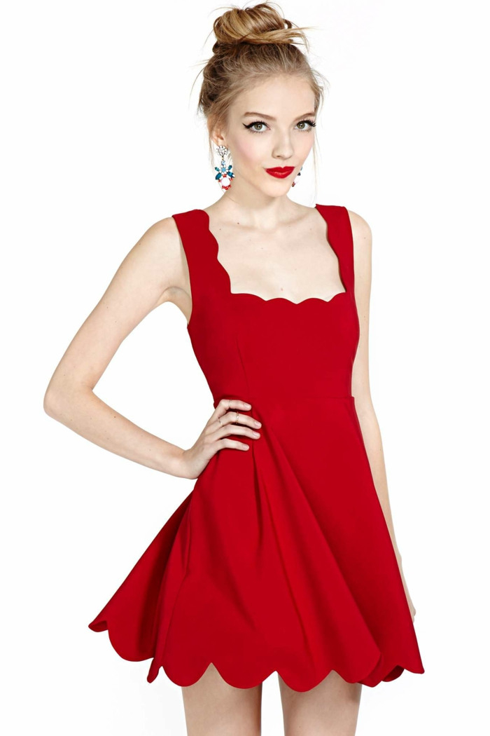 Rotes Kleid Für Einen Schicken Look  Archzine