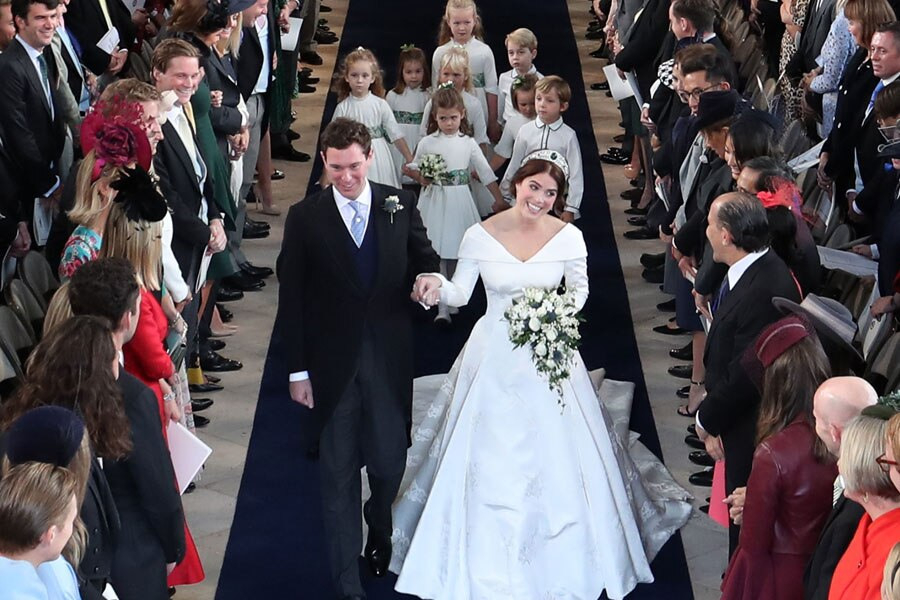 Royal Wedding Von Eugenie Herzogin Meghan Und Kate Im