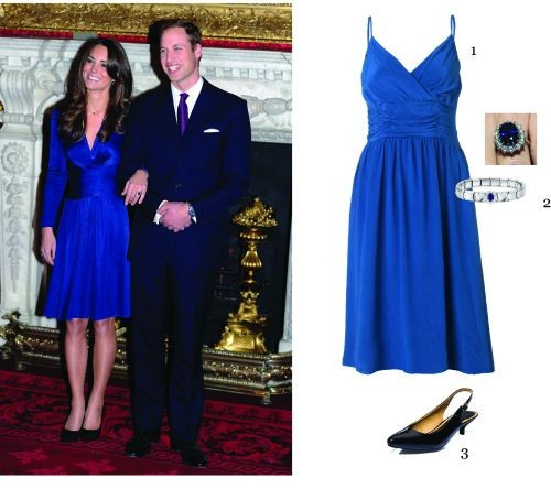 Royalblaues Kleid Schuhe  Trendige Kleider Für Die Saison