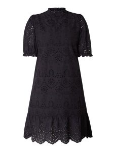 Saint Tropez Kleid Mit Lochstickereien Modell 'Aleksa' In