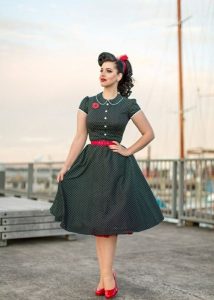 Schickes Kleid Vintage 50Er Jahre Kleid Guinguette Idee