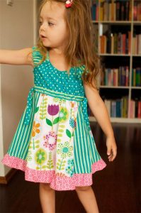 Schnittmuster Tini  Kleider Für Kleine Mädchen Kinder