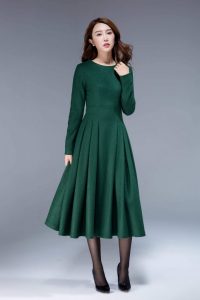 Schön Grünes Elegantes Kleid Design  Abendkleid