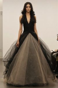 Schwarze Hochzeitskleid Shocking Innovation Von Vera Wang