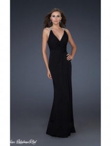 Schwarzes Bodenlanges Kleid  Abendkleider