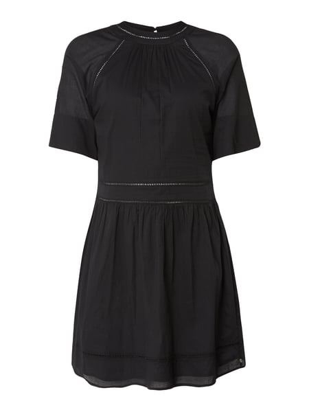 Scotch  Soda Kleid Mit Zierstreifen In Grau / Schwarz