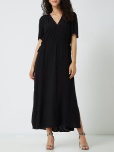 Selected Femme Kleid Aus Krepp Modell 'Wynona' In Grau