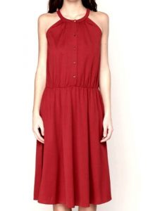 Sessun  Kleid Modell Panzacola 2017 Rot Ziegel Größe M