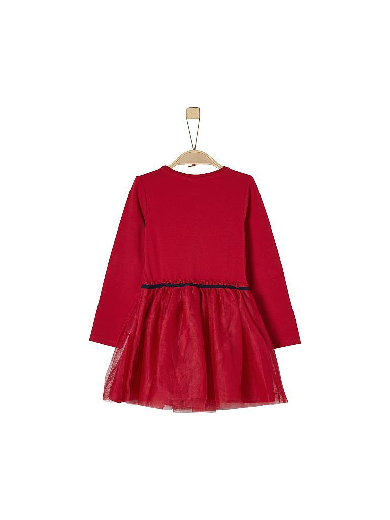 Soliver Mädchenkleid Regularfit Rot  104