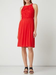 Soliver Red Label Kleid Mit Kontrastbesatz In Rot Online
