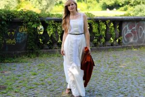 Sommermusthave Weißes Maxikleid  Modeblog Köln