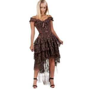 Steampunk Kleid Viktorianisch Mit Korsett  Ophelie Dress