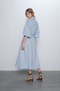 Striped Shirt Dress  Zara Canada In 2020  Oberhemden