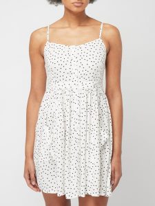 Superdry Kleid Mit Punktemuster In Weiß Online Kaufen
