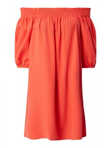 Superdry Off Shoulder Kleid Aus Lyocell In Rot Online