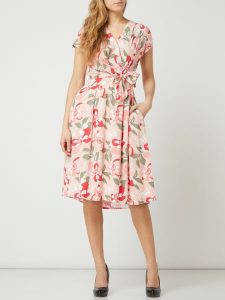 Taifun Kleid Mit Floralem Muster In Rosé Online Kaufen