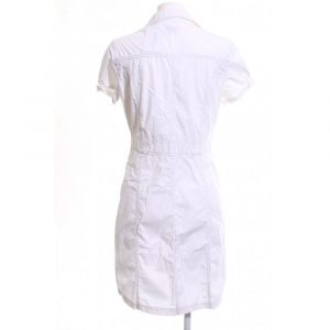 Tchibo / Tcm Hemdblusenkleid Weiß Casuallook Damen Gr De