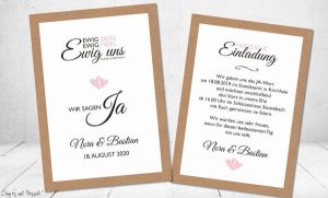 Text Einladung Hochzeit Standesamt  Einladungskarten Zur