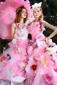 Tiglily 2015  Kleid Hochzeit Pinkfarbene