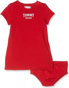 Tommy Hilfiger Babymädchen Kleid Essential Polo Dress S/S