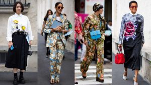 Unconventional Florals Ruled The Streets On Day 1 Of Milan