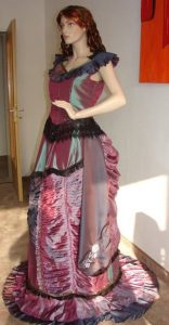 Unikat Bustle Kleid Viktorianisches Kleid Tounürenkleid