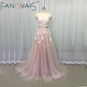 Us $222.19 21% Off|Vintage Erröten Rosa Hochzeit Kleider