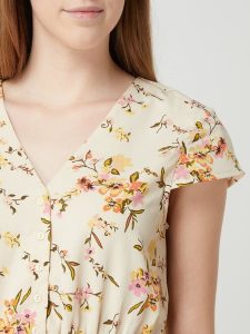 Vero Moda Blusenkleid Mit Floralem Muster Modell 'Kissey
