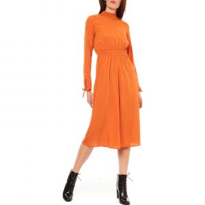 Vero Moda Toscana  Langes Kleid  Orange  Brandalley