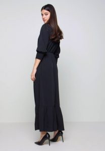 Vero Moda Vmmulli 3/4 Ankle Dress Wvn  Maxikleid  Black
