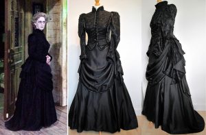 Viktorianischen Beerdigung Kleid Kostüm Madame Vastra Frau
