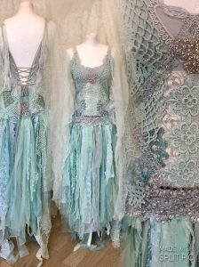 Wedding Dress Aqua Colorbridal Gown Mermaid Colors
