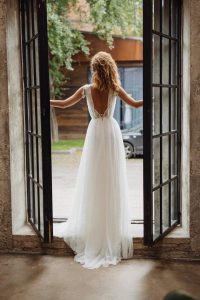 Wedding Dress 'Gwendoline' / Elegant Wedding Dress Boho