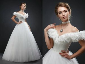 Weiße Korsett Kleid Vintage Inspiriert Hochzeit Braut