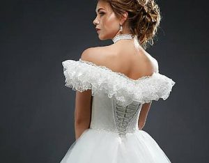 Weiße Korsett Kleid Vintage Inspiriert Hochzeit Braut