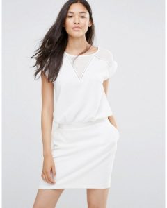 Weißes Damen Kleid