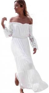 Weißes Kleid Elegant  Abendkleider