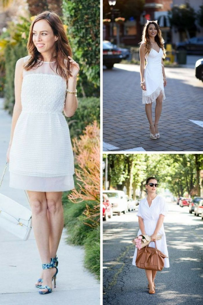 Weißes Kleid Für Den Sommer 2018  Mode Haar Style