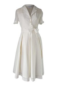 Weißes Kleid Midi  Abendkleider  Elegante Ballkleider
