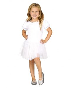 Weißes Petticoatkleid Für Mädchen  Kostümzubehör