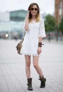 Weißes Spitzenkleid Muss Haben  Lace Dress Dresses Fashion