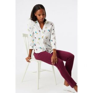 White Stuff Clothing 427246 Periwinkle Shirt In Ivory