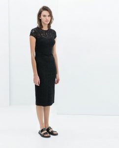 Y // So Much Better On // Lace Midi Dress From Zara