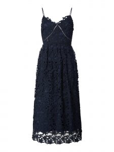Yas Kleid Aus Floraler Spitze Modell 'Luie' In Blau