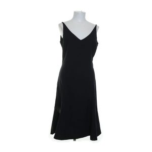 Zara Basic Kleid Größe 42 Schwarz Polyester/Viskose