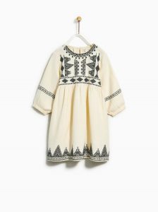 Zara  Kids  Embroidered Dress  Kinderkleidung Kinder